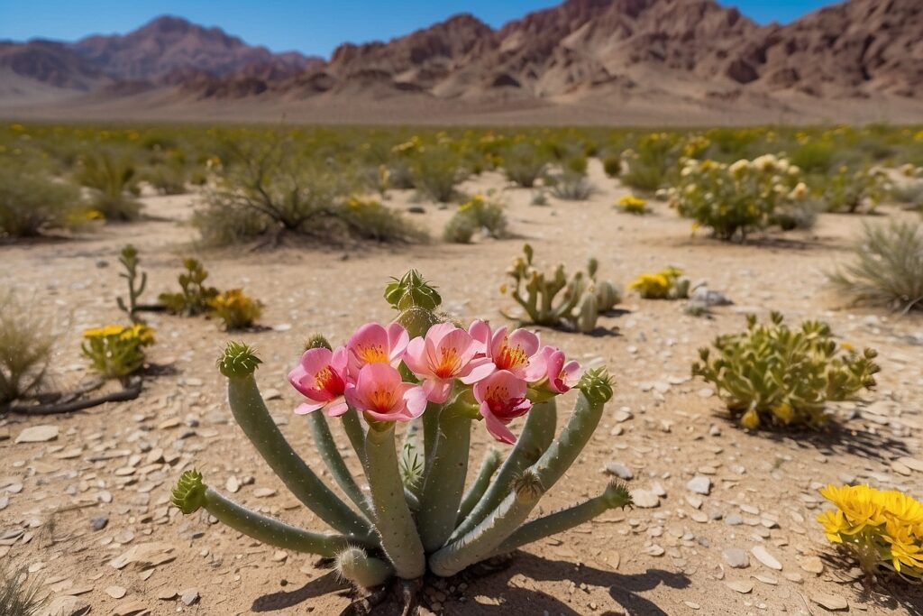 A blooming cactus
